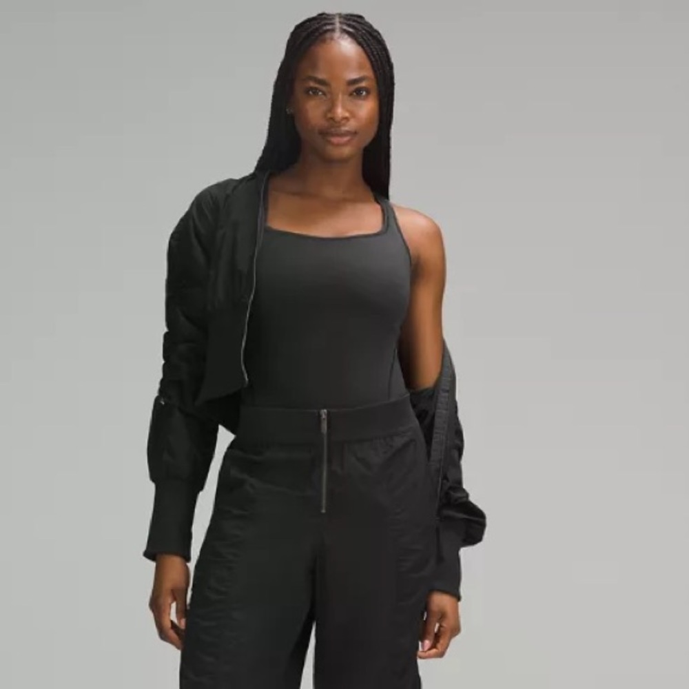 Lululemon Bodysuit Wundermost Black Sleeveless